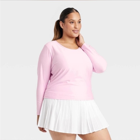 all in motion Tops - All in Motion Light Pink Long Sleeve Top